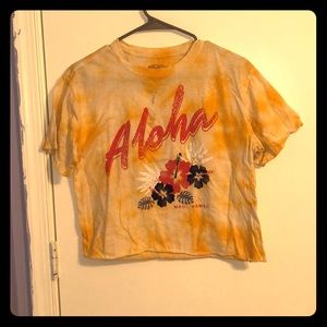 Aloha crop top
